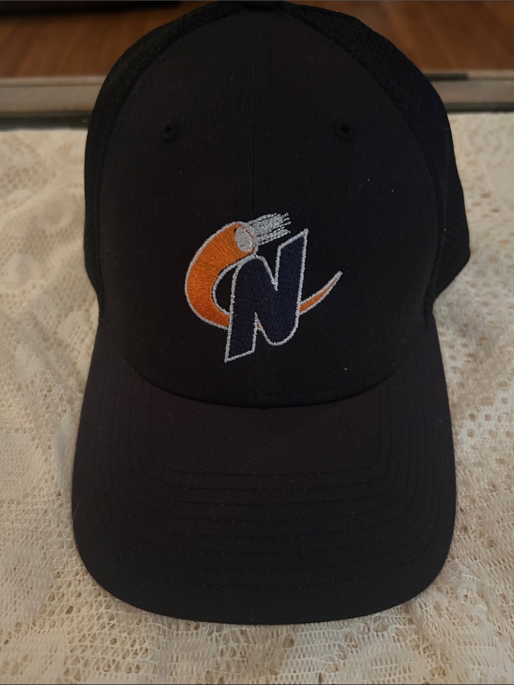Mankato Moondogs Baseball Black Trucker Hat